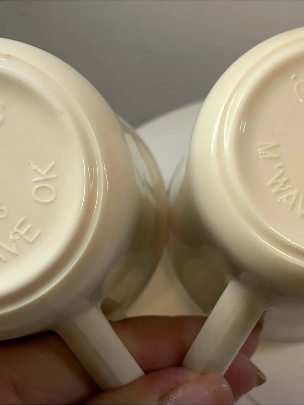Vintage Pair of Corelle “Forever Yours” Coffee Mugs.            3692